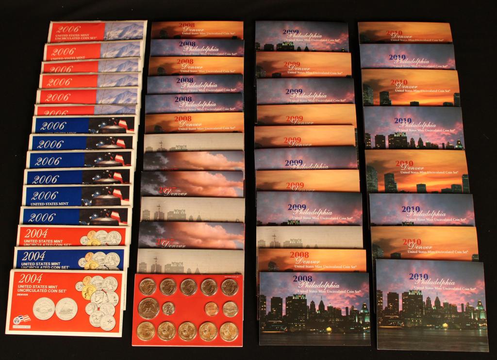 (47) US Mint Uncirculated Coin Sets (1 of 1)