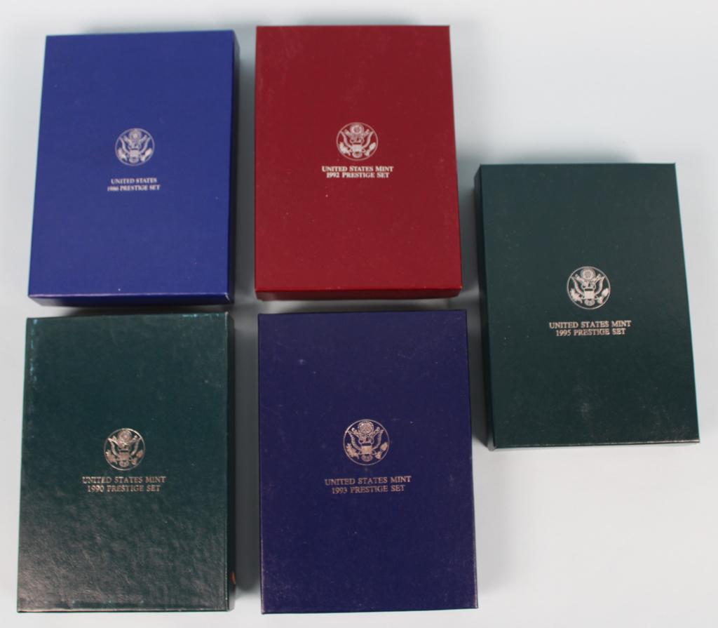 (5) US Mint Prestige Coin Sets (1 of 6)