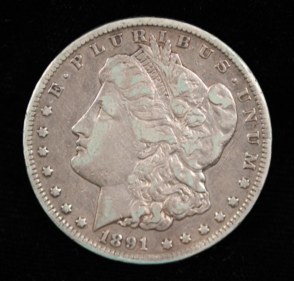 1891 Carson City Morgan Silver Dollar (1 of 4)