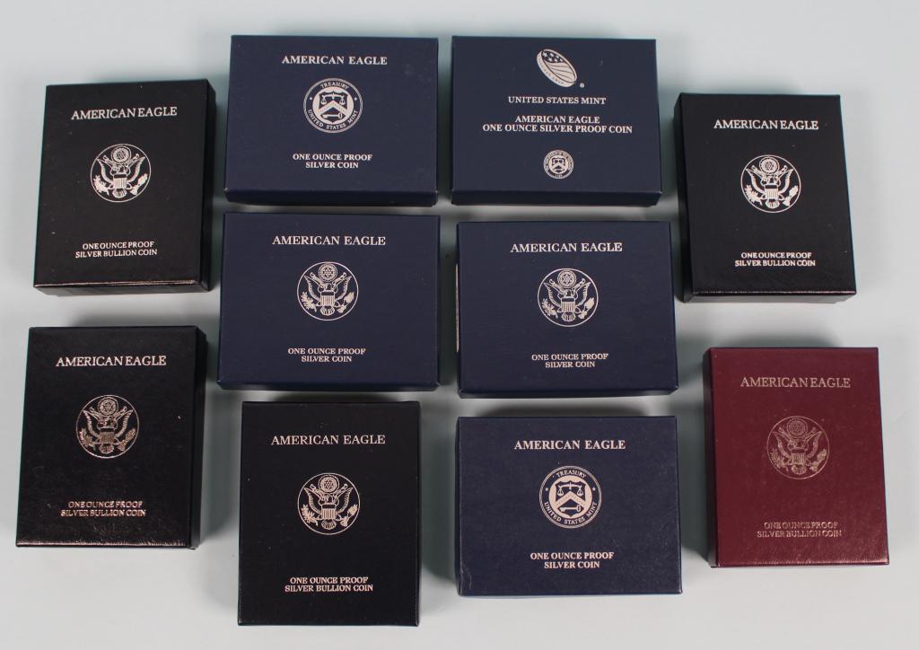 (10) American Silver Eagles (1 of 2)