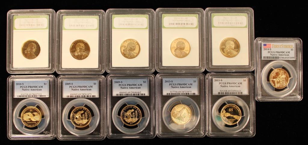 $11 Sacagawea Dollars & Native American Dollars (1 of 3)