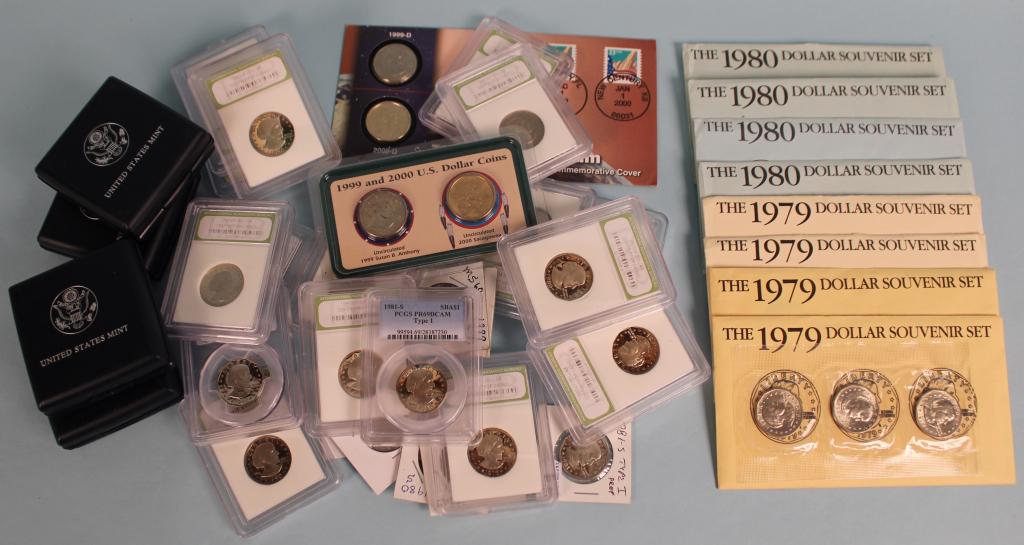 (54) Susan B. Anthony Dollar Collector's Lot (1 of 6)