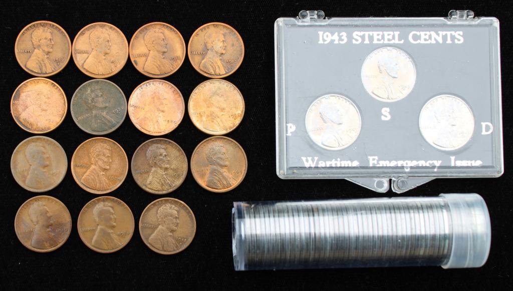 Lincoln Wheat  Penny lot (1 of 11)