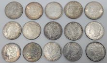 (15) Morgan Silver Dollars pre-1901