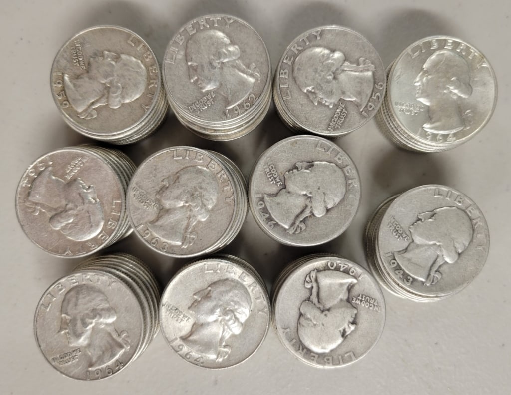 (110) Silver Washington Quarters (1 of 3)
