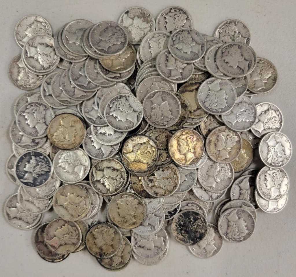 (152) Mercury Silver Dimes: (152) Mercury Silver Dimes