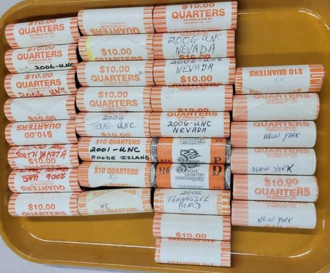 (32) Unc. Rolls State Quarters (1 of 2)