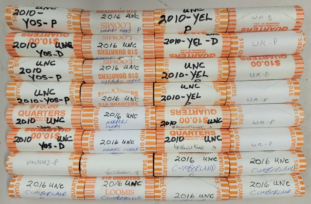 Unc America The Beautiful Quarters $320 Face (1 of 2)