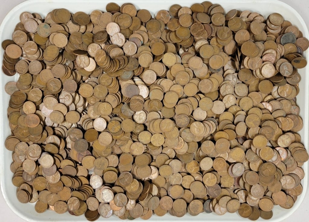 11  Pounds of Wheat Pennies Unsearched (1 of 3)