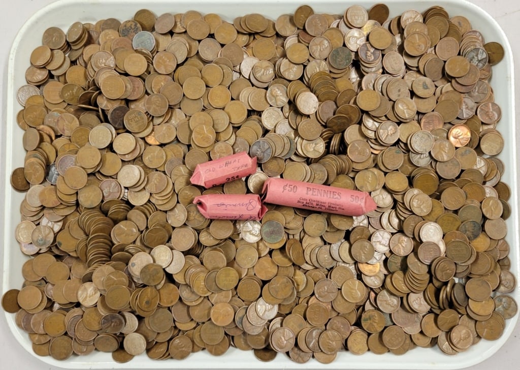 13  Pounds of Wheat Pennies Unsearched (1 of 3)