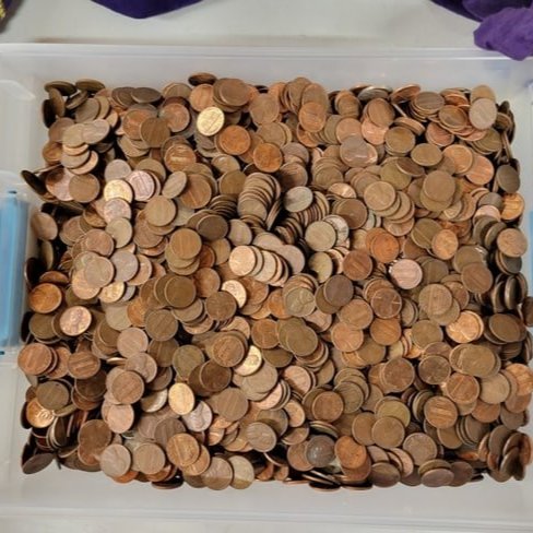 30  Pounds Lincoln Memorial Pennies Unsearched (1 of 4)