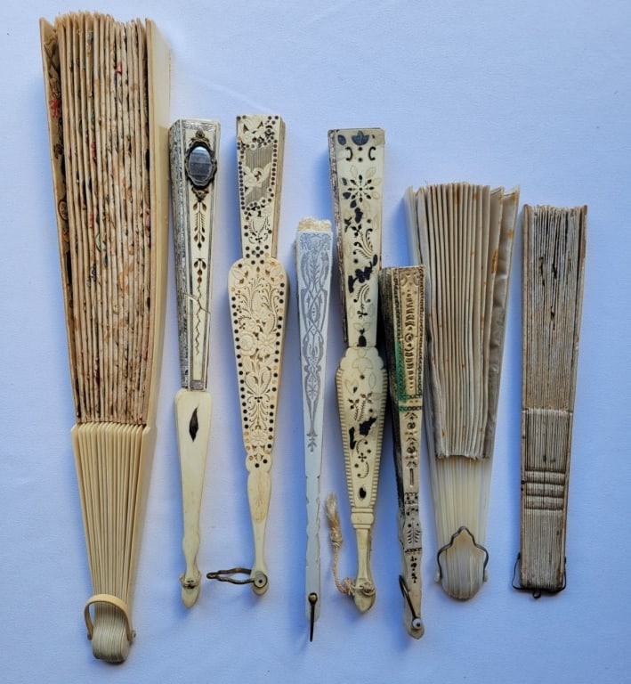 Grouping of Antique Fans (1 of 13)