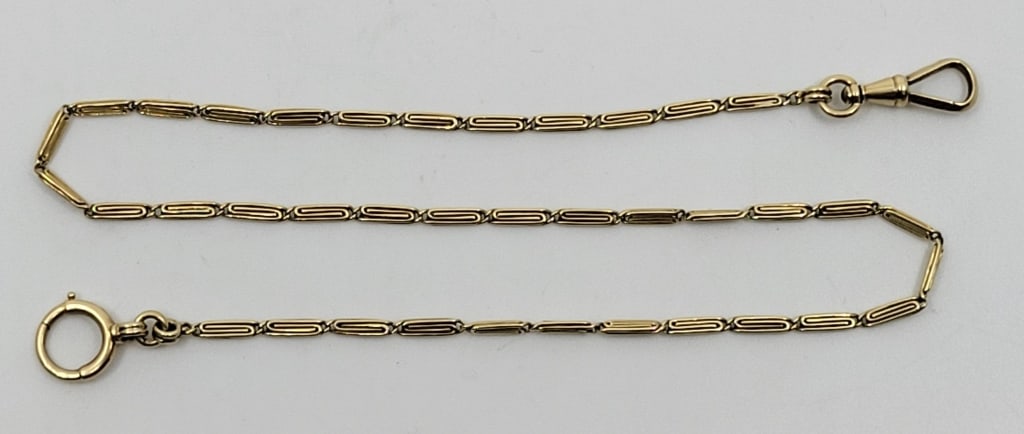 14K Gold Watch Chain (1 of 8)