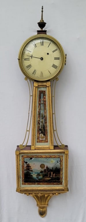 Antique American Banjo Clock (1 of 9)