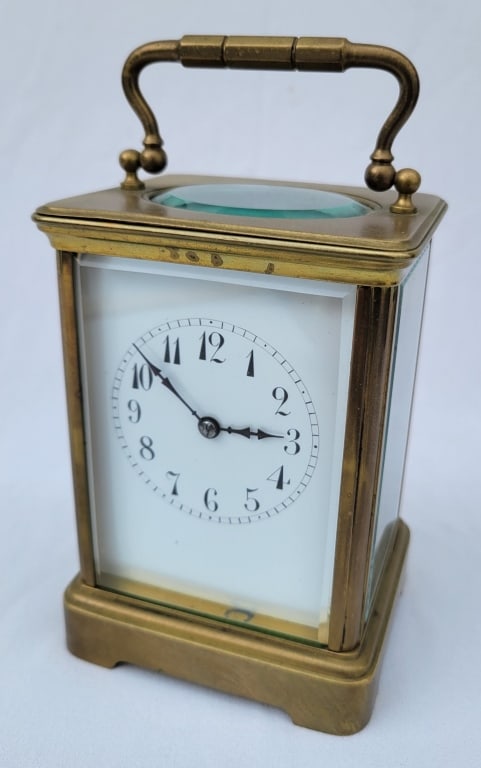 French Brass Carriage Clock (1 of 7)