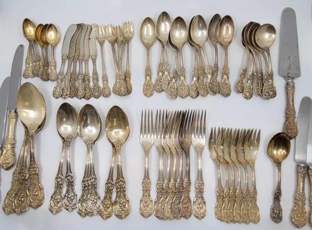 Francis I Sterling Silver Flatware 70 pieces (1 of 4)