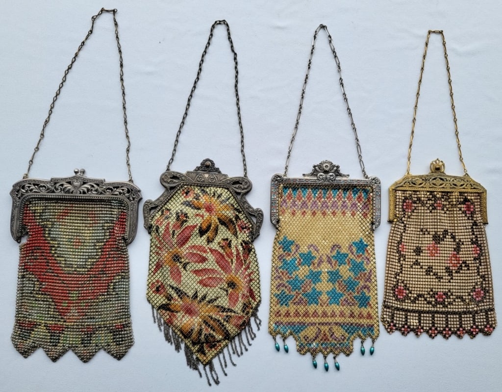 Antique Art Deco Steel Mesh Bags Purses (1 of 3)