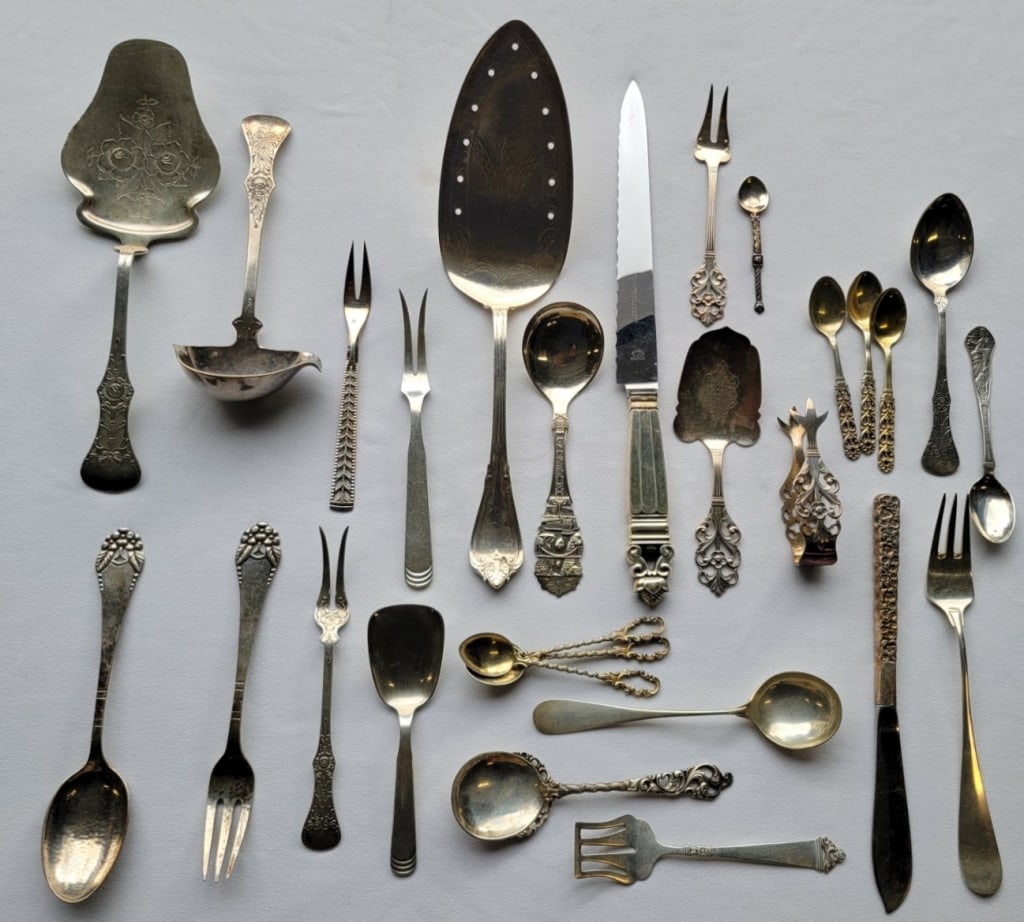 Danish/Norway Sterling Silver Flatware (1 of 8)