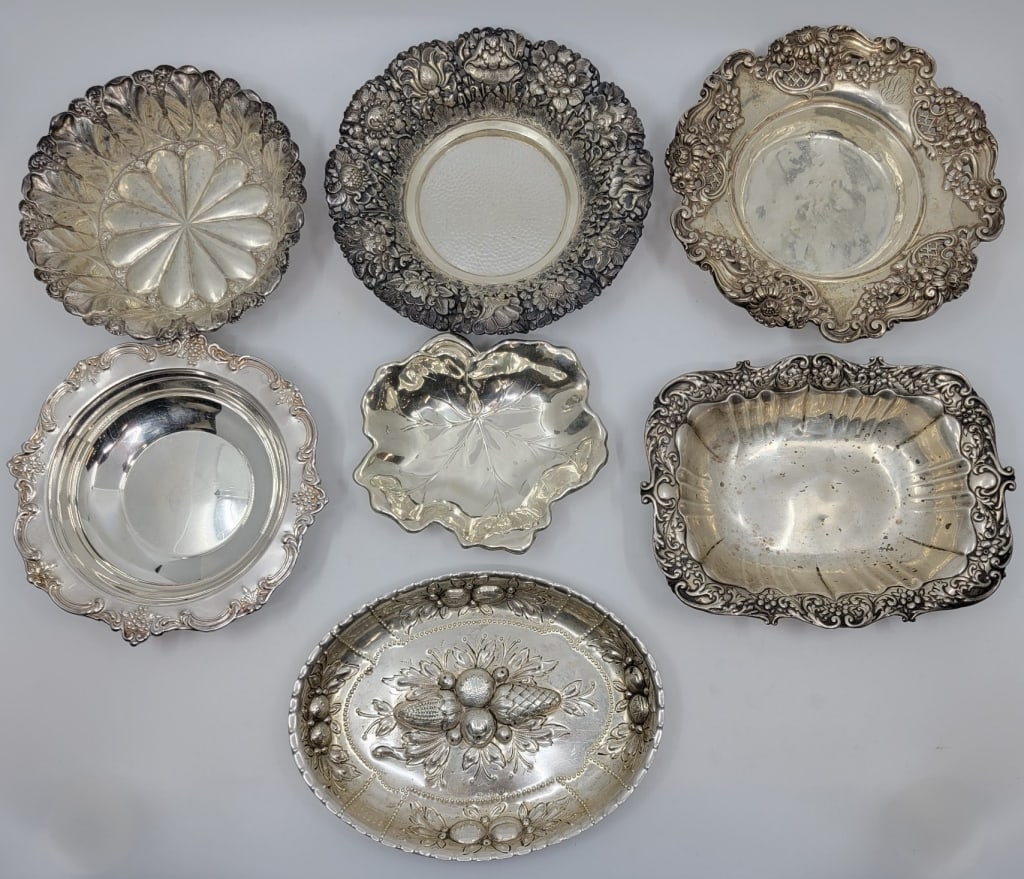 Decorative Sterling Silver Bowls (1 of 4)
