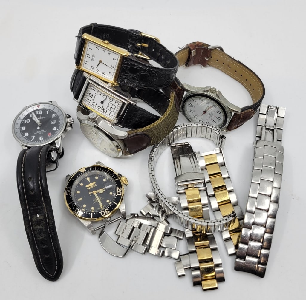Grouping of Men's Wrist Watches (1 of 6)