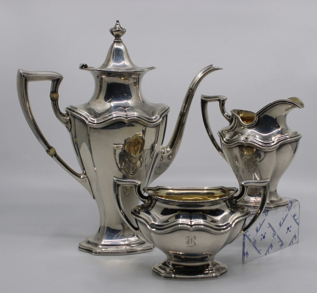Reed & Barton Sterling Silver Tea Set (1 of 3)