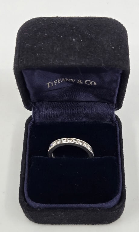 Tiffany & Co Platinum & Diamond  Eternity Ring (1 of 5)