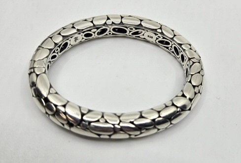 John Hardy Kali Hinged Sterling Silver Bracelet (1 of 7)