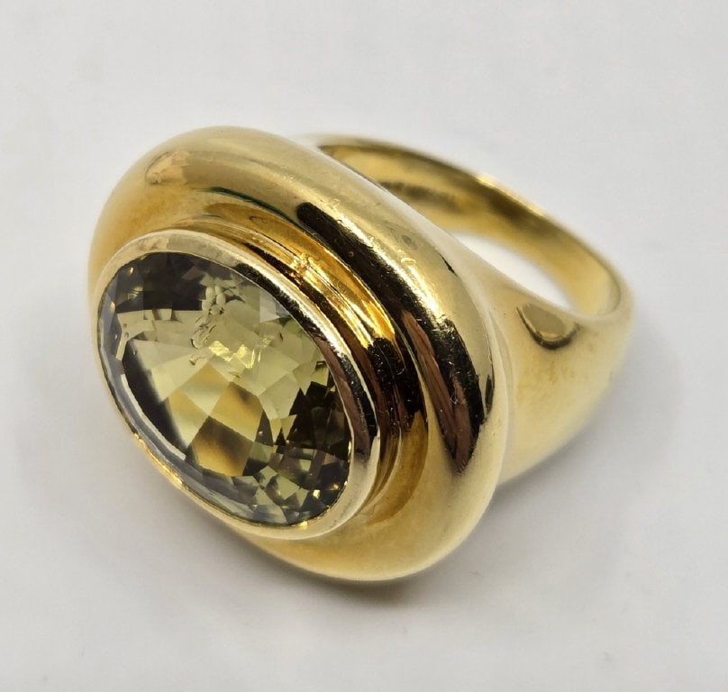 Tiffany & Co Paloma Picasso 18K Citrine Ring (1 of 9)