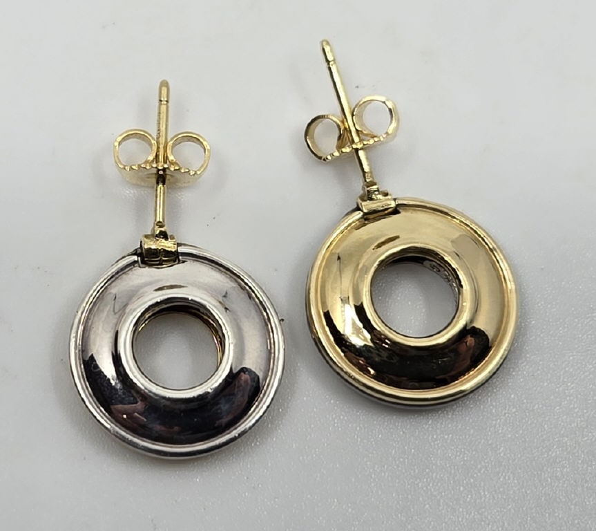 Tiffany & Co. Paloma Picasso 18K & Silver Earrings (1 of 7)