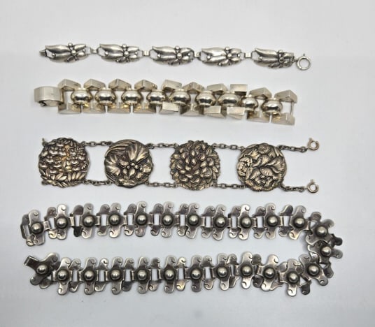 Mid-Century Sterling Silver Jewelry Grouping (1 of 7)