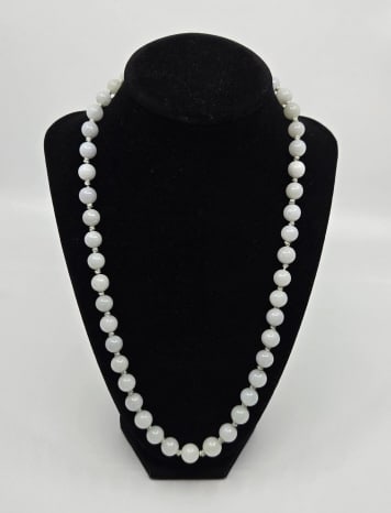 B.  Altman Silver &  Jade Beaded Necklace (1 of 4)