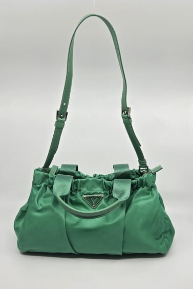 Prada Tessuto Green Cross Body Bag (1 of 12)