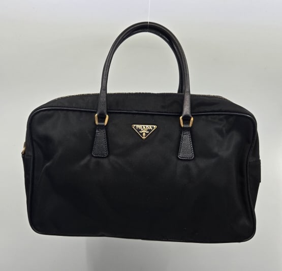 Prada Black Nylon/Leather Handbag (1 of 17)