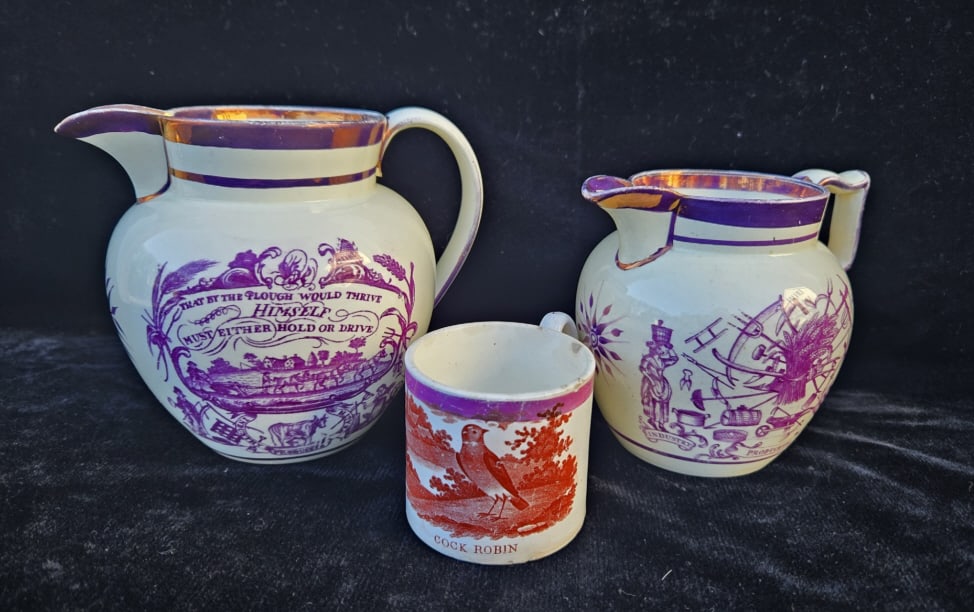 Early Pink Lusterware (1 of 4)