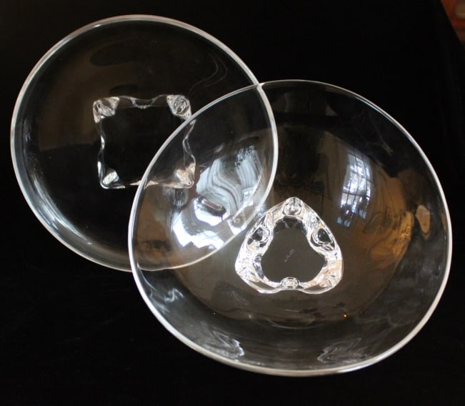 Steuben Glass Footed Bowl &Tray (1 of 5)