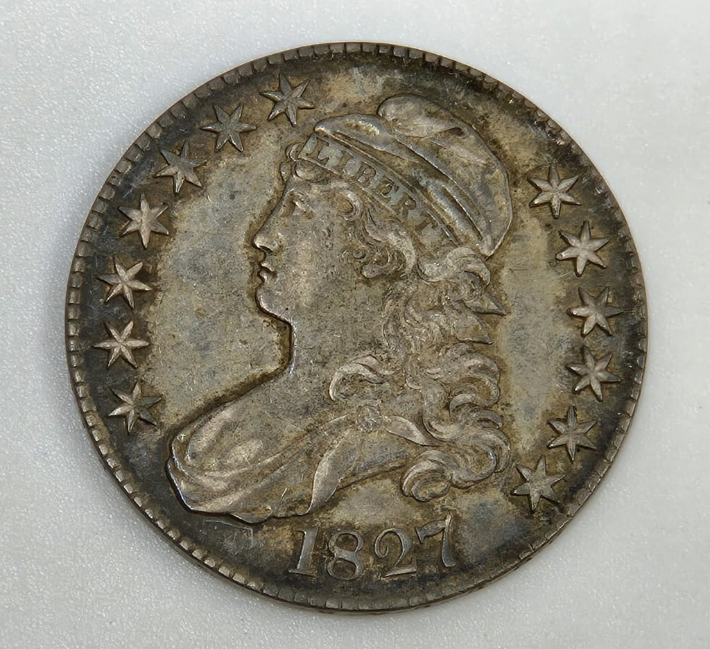 1827 Capped Bust Half Dollar: 1827 Capped Bust Half Dollar