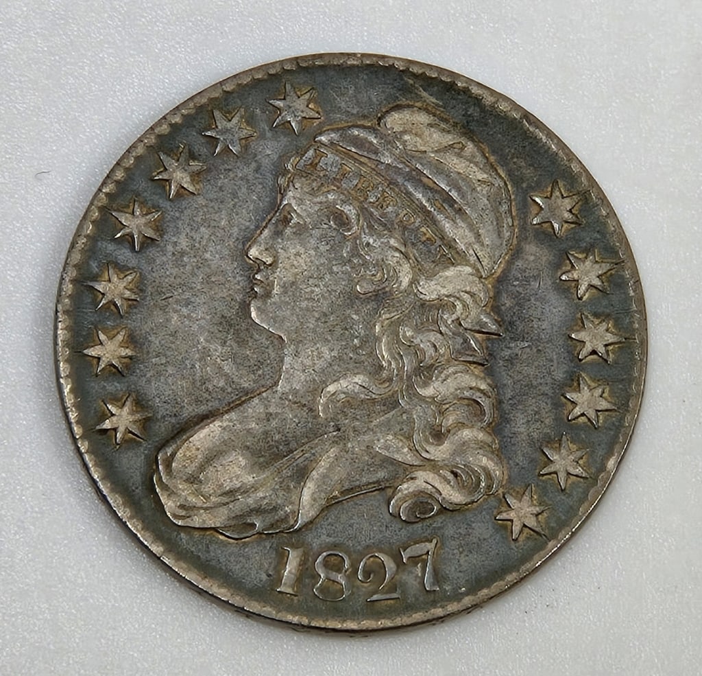 1827 Capped Bust Half Dollar: 1827 Capped Bust Half Dollar