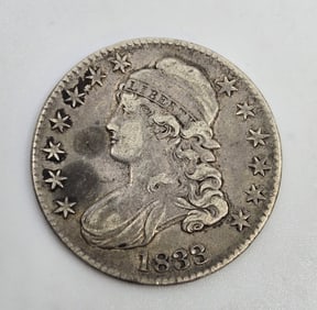 1833 Capped Bust Half Dollar