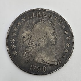 1798 Draped Bust Silver Dollar  Lg Eagle