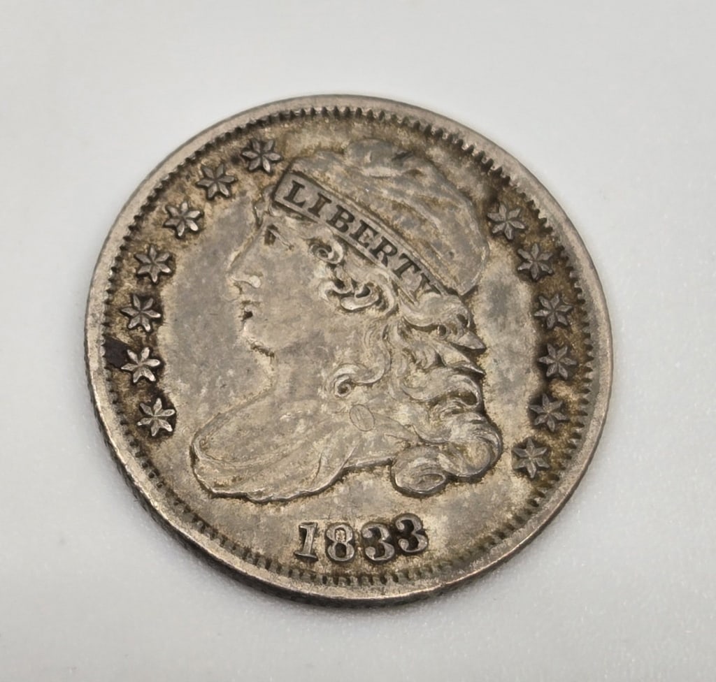 1833 Capped Bust Dime (1 of 2)