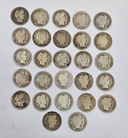 (27) Barber/Liberty Head Dimes