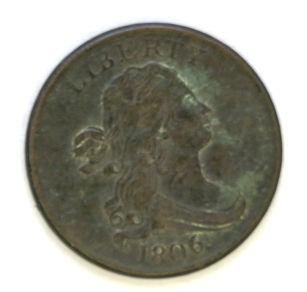 1806 Draped Bust Half Cent: 1806 Draped Bust Half Cent