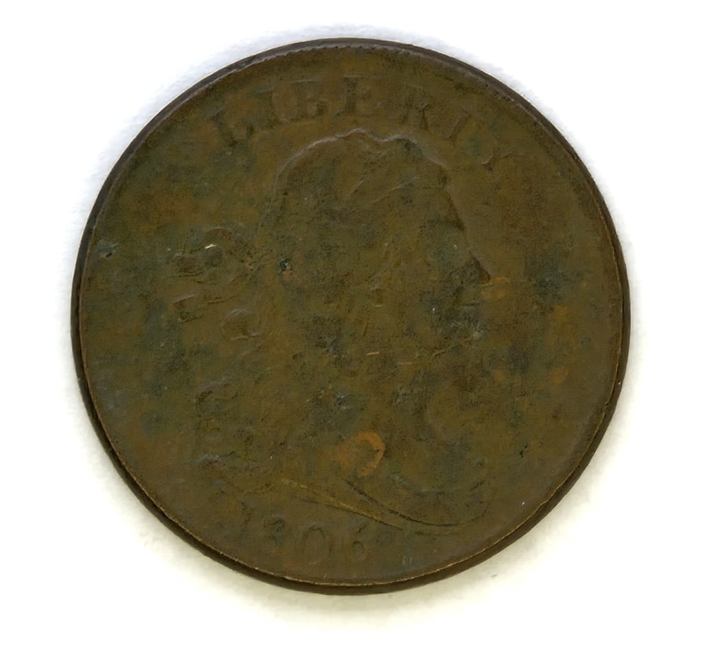 1806 Draped Bust Half Cent: 1806 Draped Bust Half Cent