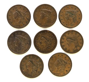 (8) Matron Head Large Cent