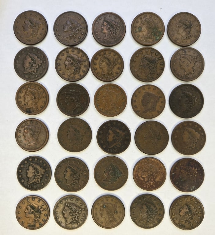 (30) US Large Cents (1 of 2)