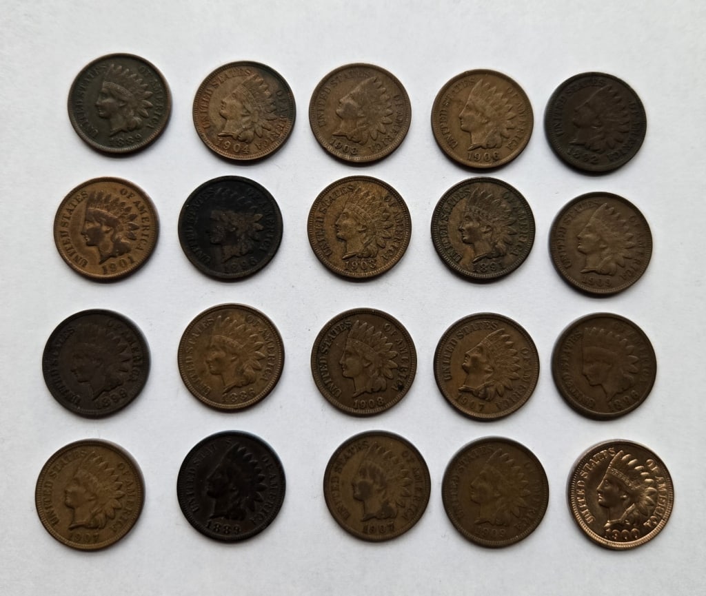1886-1909 Indian Head Cents (1 of 2)