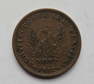 1837 H.T.T "Substitutes for Shin Plasters"