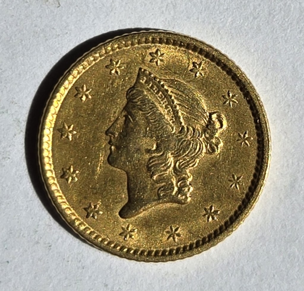 1851 $1 Gold Liberty Head (1 of 2)