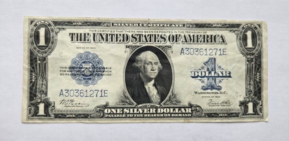 Large Size $1 Series 1923 Blue