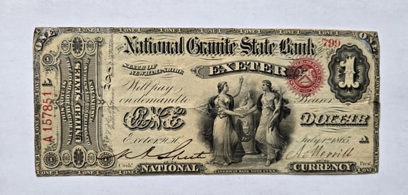 $1 National Bank Note Series 1875